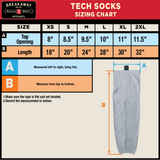 Princeton Tiger Lilies Sublimated Tech Socks (10U)