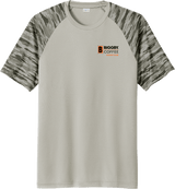 Biggby Coffee Hockey Club Drift Camo Colorblock Tee